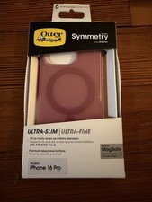 OtterBox Symmetry Clear MagSafe Case for Apple iPhone 16 Pro Foxberry Pink