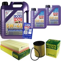 Mann Inspektionspaket 7L Liqui Moly 5W-40 FüR VW Touareg 3.2 V6 3.6 Audi Q7