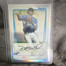 Topps 2011 Bowman Chrome Dee Gordon Refractor Auto BCP80 /799 Dodgers
