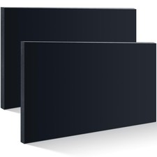 2 PCS 8x12 Inch Black HDPE Plastic Sheet 3/4Inch Thick Polyethylene Board