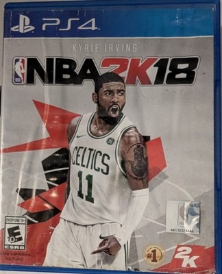 NBA 2K18 PlayStation 4 PS4 Cib Tested and Working damage to case art