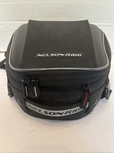 NELSON-RIGG CL-1060-R Black Commuter Lite Motorcycle Tail Seat Bag