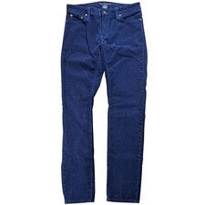 Vintage Ralph Lauren Sport Corduroy Pants Women 6 Dark Cobalt Mid-Rise Straight
