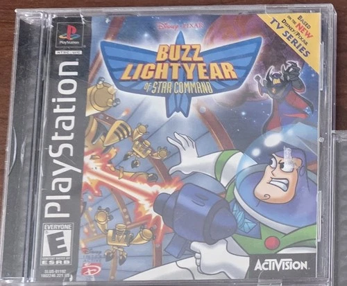 Buzz Lightyear of Star Command PS1 PlayStation Complete Tested Disney Pixar