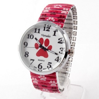 Big Red Paw,  Pets Paws  Stretch Watch