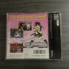 Samurai Shodown III (Neo Geo CD) US/English ver. CIB COMPLETE IN BOX
