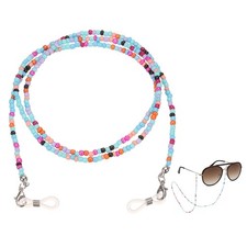 Eyeglass Chains for Women, Eyeglass Holder Bead Chains Red/Black/Blue/Pink