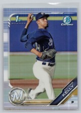 2019 BOWMAN DRAFT #BDC-36 ANTOINE KELLY CHROME REFRACTOR MILWAUKEE BREWERS