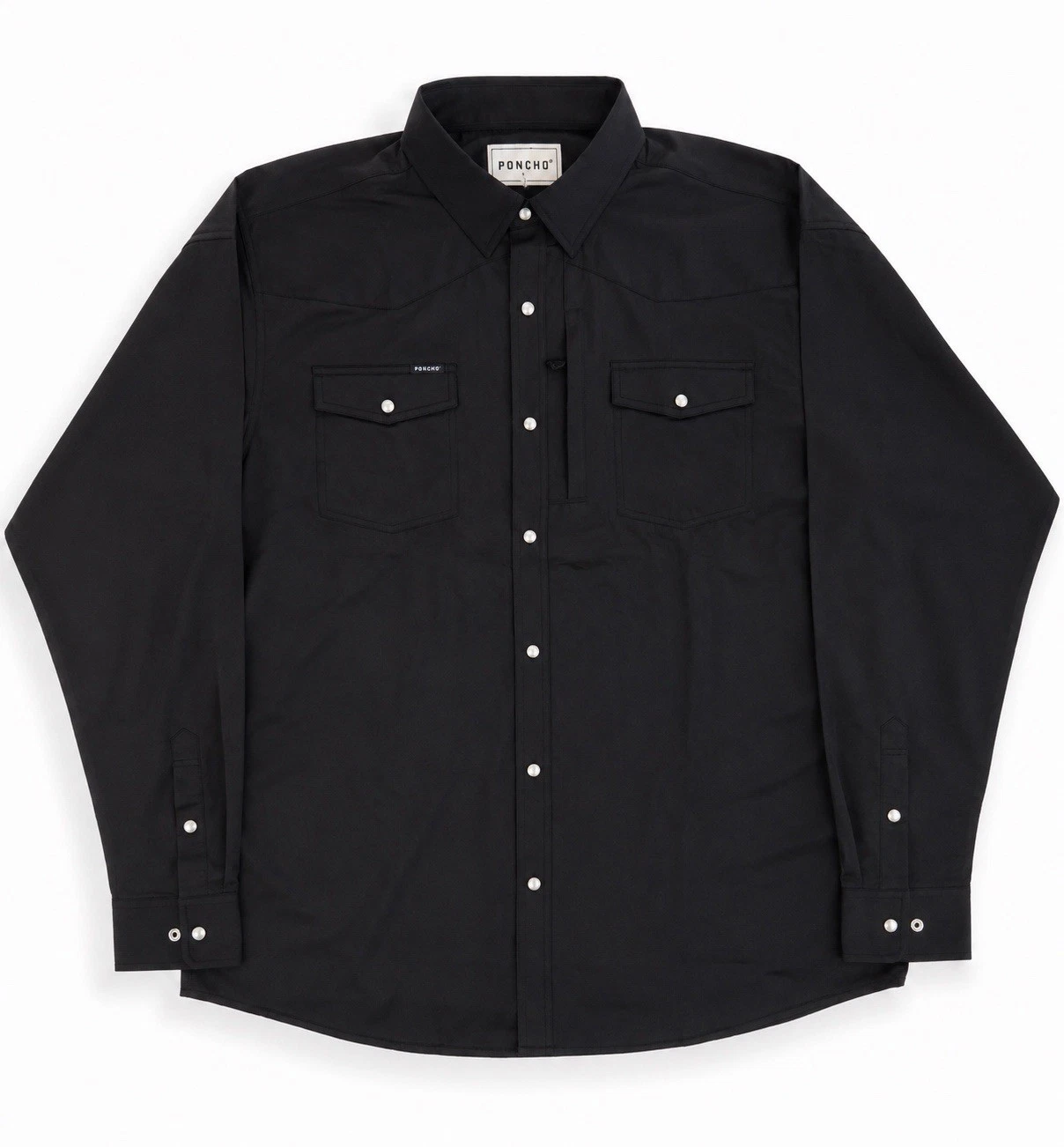 Poncho Men’s Shirt The Piedras Negras Pearl Snap Long Sleeve 2XL Regular
Opens in a new window or ta