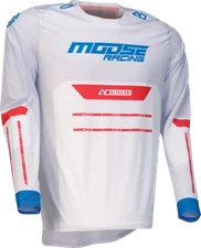 Moose Offroad Alpha One Jersey Large Red/White/Blue 2910-8327 for ATV, UTV,