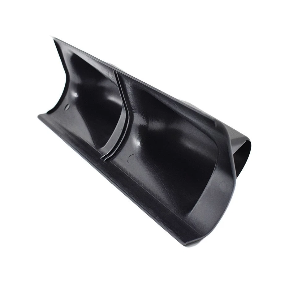 Soporte universal de montaje en cápsula medidor de pilar A calibre doble agujero de 52 mm 2 pulgadas negro Foto 4 de 4