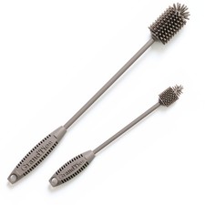 Silicone Bottle Cleaning Brush Set  Extra Long Bottle Brush for Narrow Neck ...