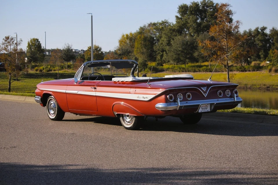 1961 Chevrolet Impala Convertible, Honduras Maroon, Long-Term Ownership, - Image 4 of 4