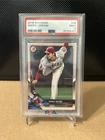 Shohei Ohtani 2018 Bowman #49 Base Pitching (RC) PSA 9