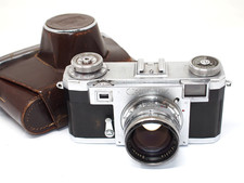 Zeiss Contax IIA fotocamera a telemetro con obiettivo Sonnar 50 mm f2 e custodia