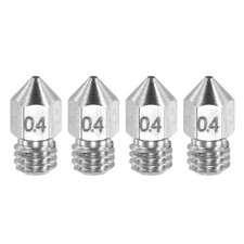 MK8 Nozzles 0.4mm 3D Printer Extruder Nozzle for 1.75mm Filament Pack of 4
