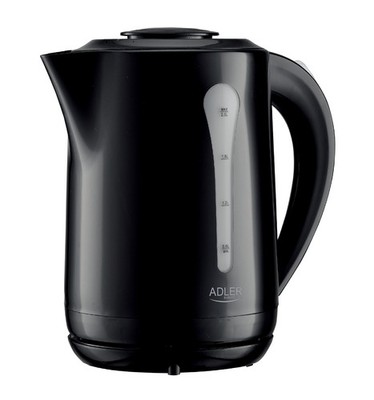 Adler Wasserkocher 2,5L 2200W schwarz  AD 1244b 