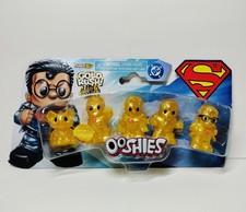 Headstart OOSHIES DC Superman exclusivo Golden Ooshies paquete de 5 Gold Rush