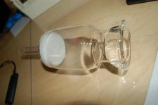 Glass filtration Funnel  vacuum Buchner filter 200 ml C  ASTM 70-100 um Ace