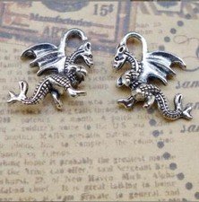 10PCS 21x15mm Tibetan Silver Alloy Charm pterosaur Pendant EF3828