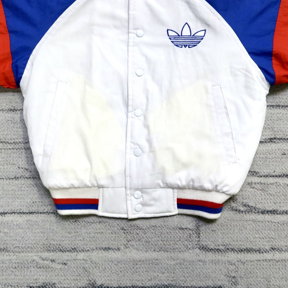 Vintage Deadstock 80s Adidas Trefoil Logo Bomber Jacket Vintage Deadstock 80s Adidas Trefoil Logo Bomber Jacket