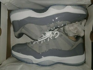 retro 11 grey and white
