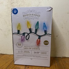 Wondershop 25 Light LED C9 Multicolor Faceted Christmas Light