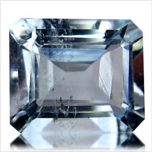 2.20 cts Natural Octagon-cut Blue IF Aquamarine (Brazil) - Picture 1 of 2