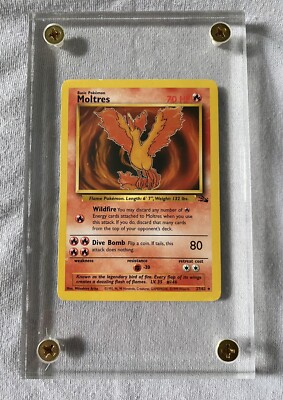 1999 moltres pokemon card value Moltres Pokémon card - 1999