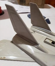 3D Printed Vertical Fins (pair) - Gray - Compatible 83-84 Skystriker