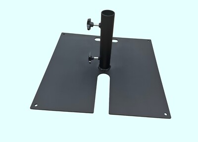 Tankfalle 600 mm Vierkantplatte Bodengerüstrohr Standstange