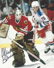 MURRAY BANNERMAN CHICAGO BLACKHAWKS HAND SIGNED AUTHENTIC 8X10 PHOTO A w/COA