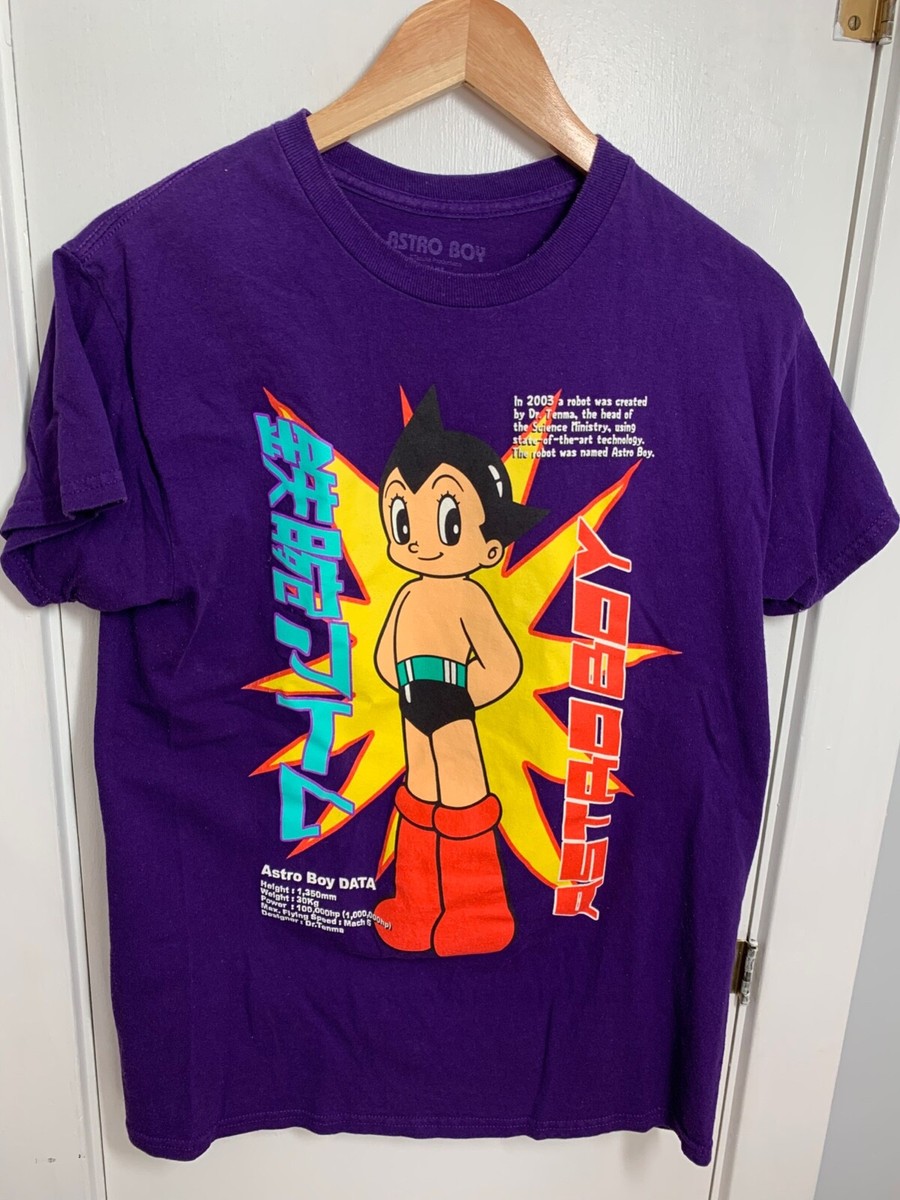 Astro Boy Tozuka Productions Rare Japanese Anime Purple T