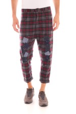 Pantaloni Daniele Alessandrini Jeans Trouser Uomo scozzese PJ5504L371355 11