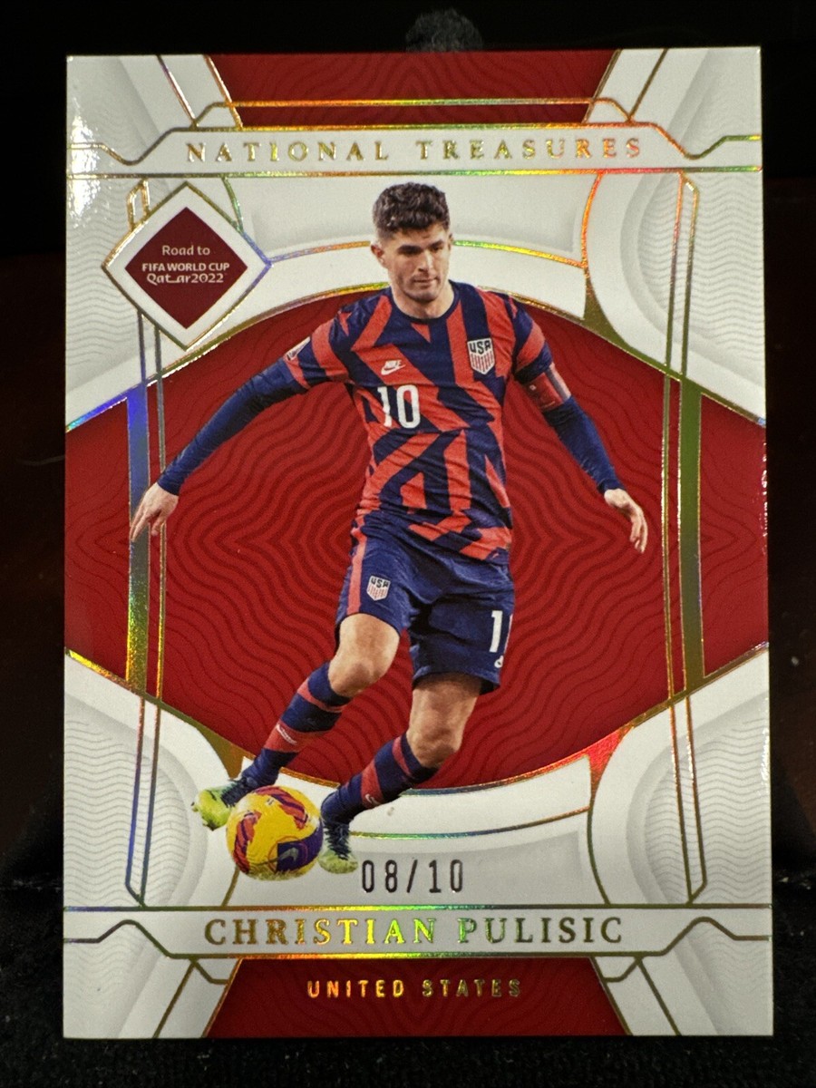 世界6枚！PULISIC プリシッチ MEMORABILIA パッチカード 2021-22 Panini Prizm Premier League - Signatures Christian