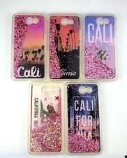 Para Samsung Galaxy J7 V/J7 2017/Sky Pro/Prime Liquid Glitter Diseño California