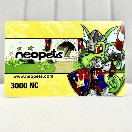 Neopets RARE PROMO Vintage Trading Card TCG Pet Video Game Merchandise