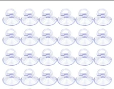 24Pcs Car Glass Windshield Sunshade Suction Cups PVC Sucker for Windows Bathroom