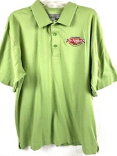 Cutter & Buck Dry Tec Dublin Dr. Pepper TX Original SS Polo Shirt Men's Lg
