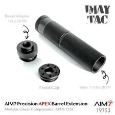 AIM7 Precision APEX-1228 Modular Linear Compensator For AEG GBB Aluminum Black