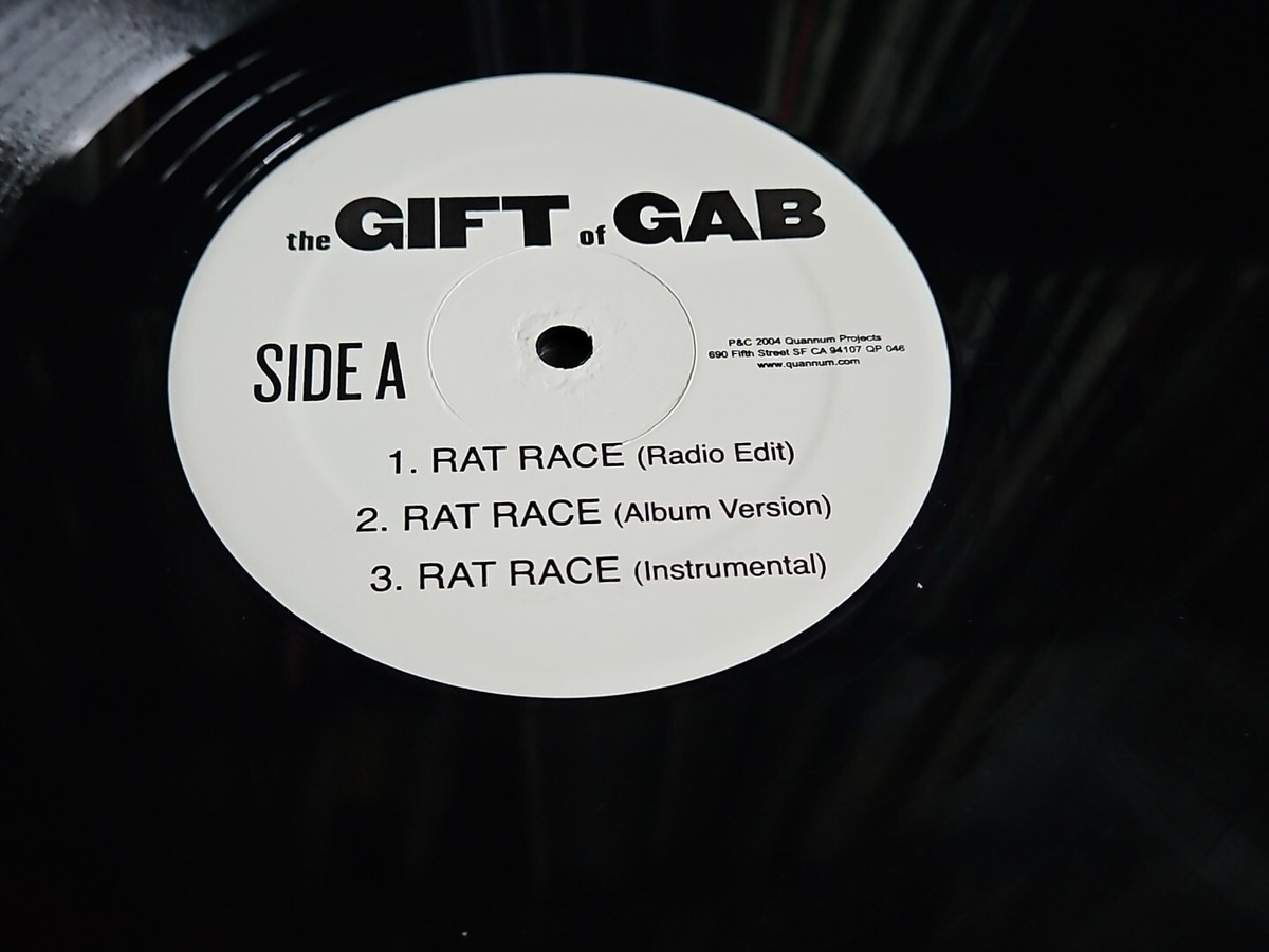The Gift Of Gab ‎– Rat Race / Real MCs 2004 VG+ 12