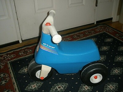 baby sit on scooter