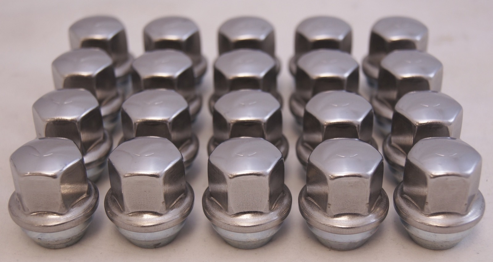 20 New Dodge Challenger Factory OEM Stainless Polished Lug Nuts 14x1.5
