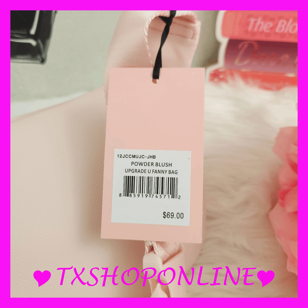 BNWT JUICY COUTURE Upgrade U Fanny Bag in Blush Pink Juicy Couture} Pink Signature Upgrade U Fanny BagNWT | eBay main image 4