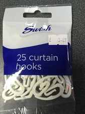 Swish Pack of 25 Curtain Hooks Caravan/Motorhome Spares