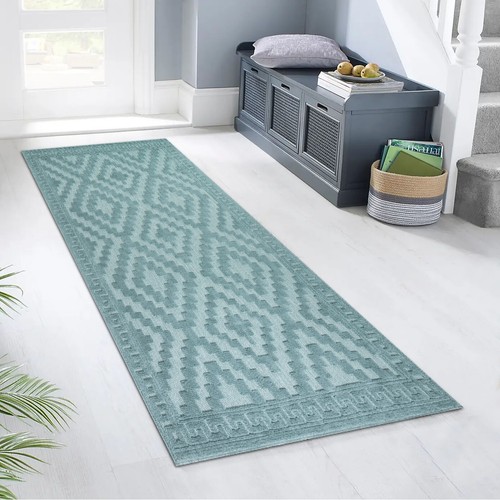 Stylish Long Hallway Runner Rug Bedroom Carpet Non Slip Kitchen Floor & Door Mat - Picture 37 of 42