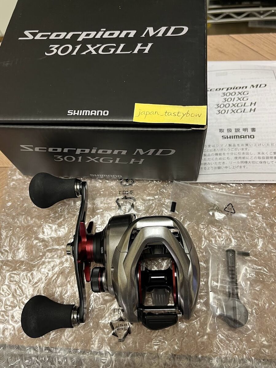 Shimano 21 Scorpion MD 301XGLH LEFT Baitcasting Fishing Reel Shimano 21 Scorpion MD 301XGLH LEFT Baitcasting Fishing Reel