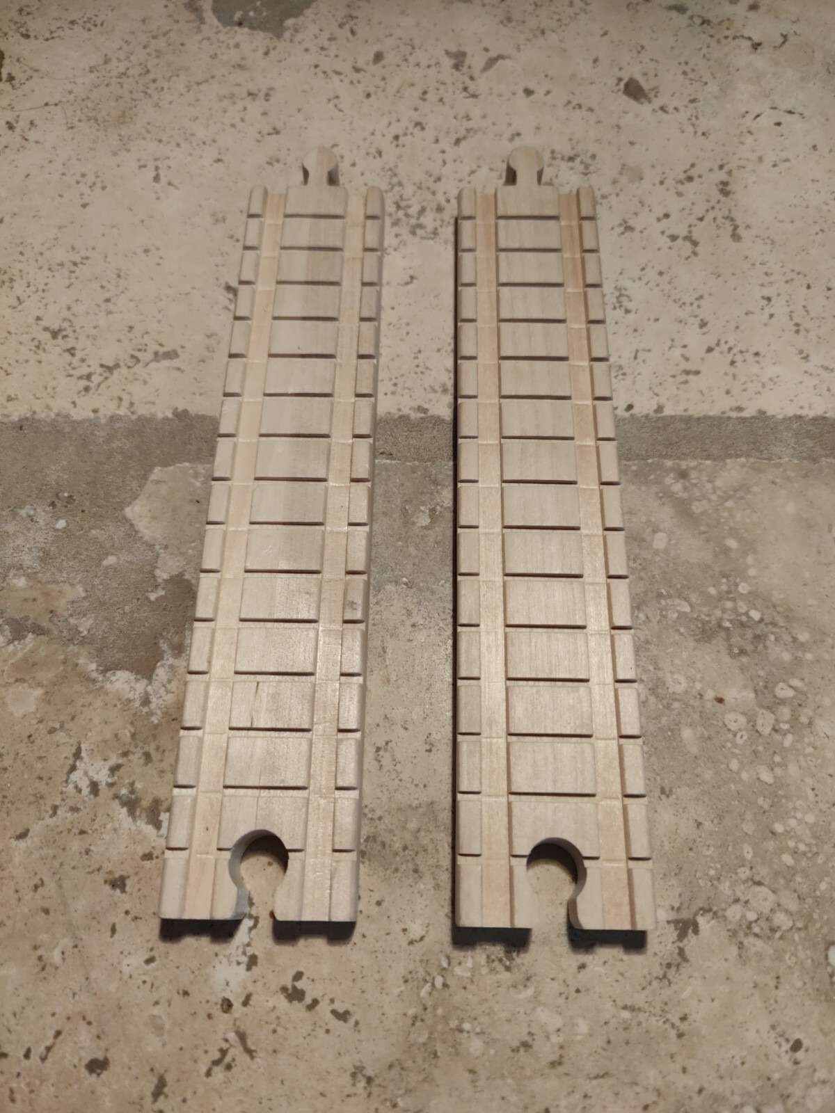 Thomas & Friends Wooden Railway 8-Inch Straight Track 2-Pack