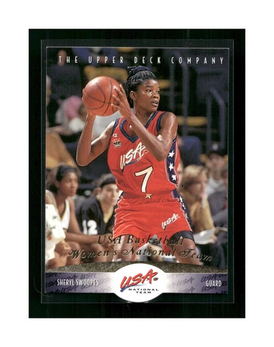 1996 Upper Deck USA Basketball Deluxe Gold Edition Sheryl Swoopes #71 HOF