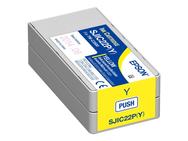C33S020604 Epson SJIC22P(Y) Gelb Original Tintenpatrone ~D~-image